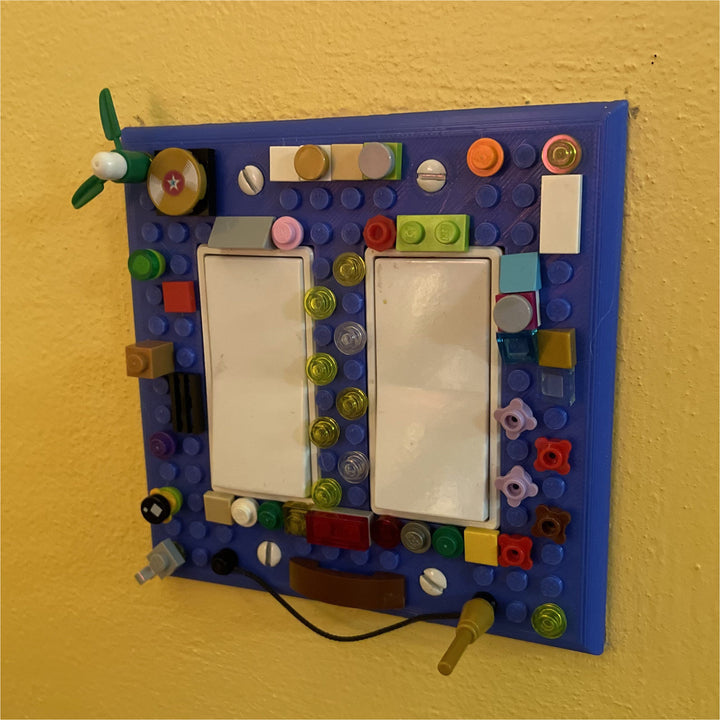Cover plate for light switch