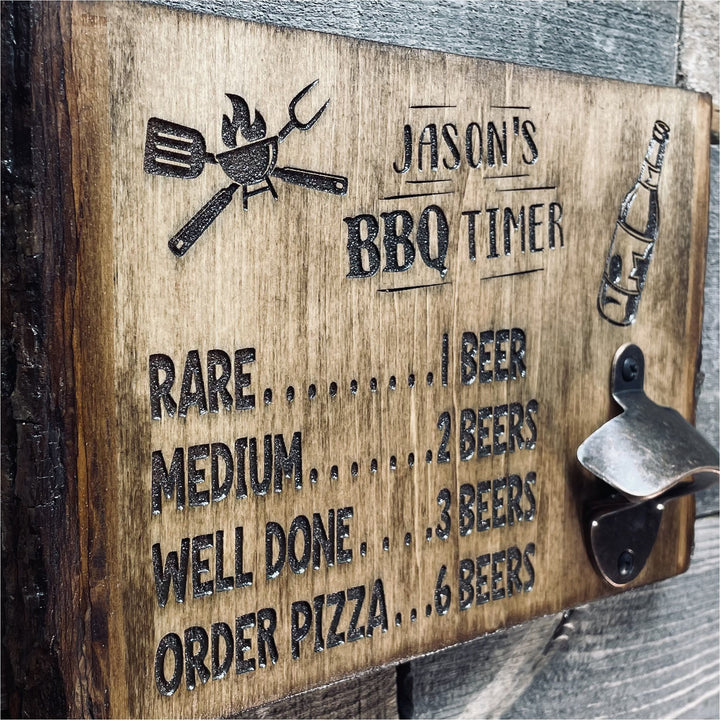 Personalized Rustic Country BBQ Timer
