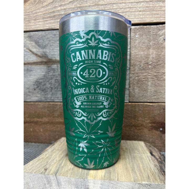 Cannabis Care Bear Tumbler
