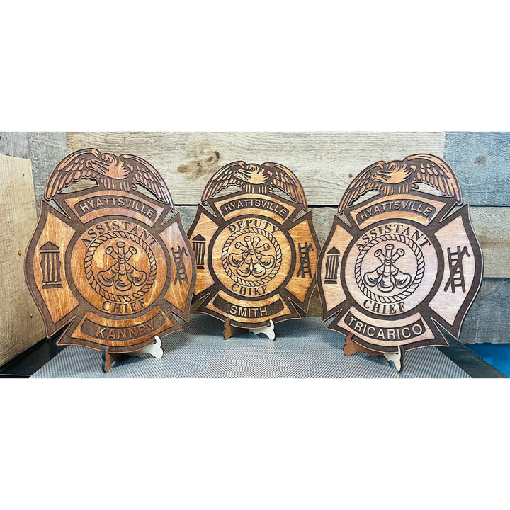 Personalized Wooden Patch or Badge